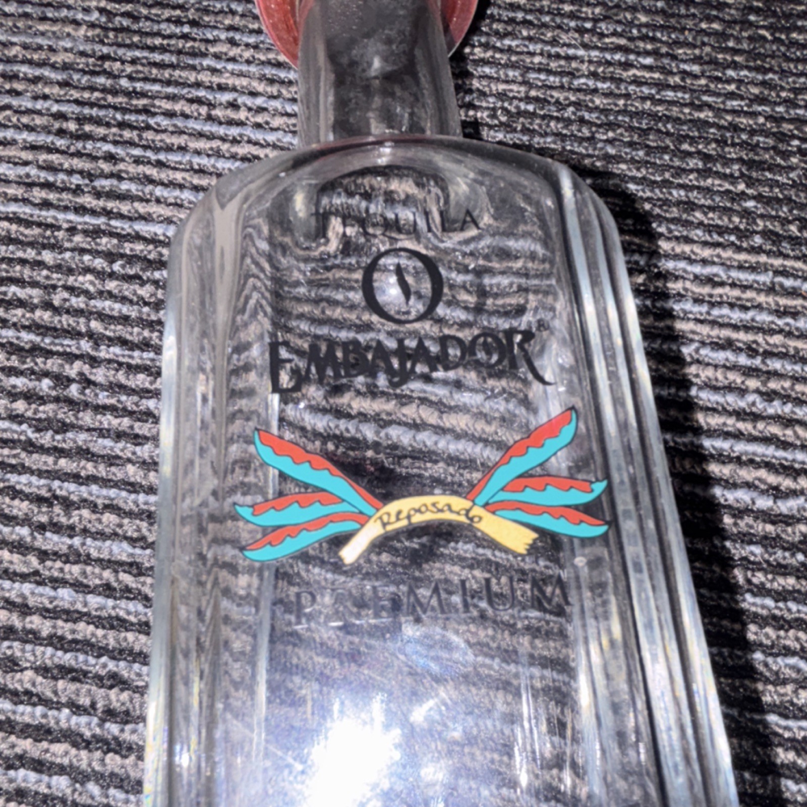 Embajador Reposado Tequila bottle Empty