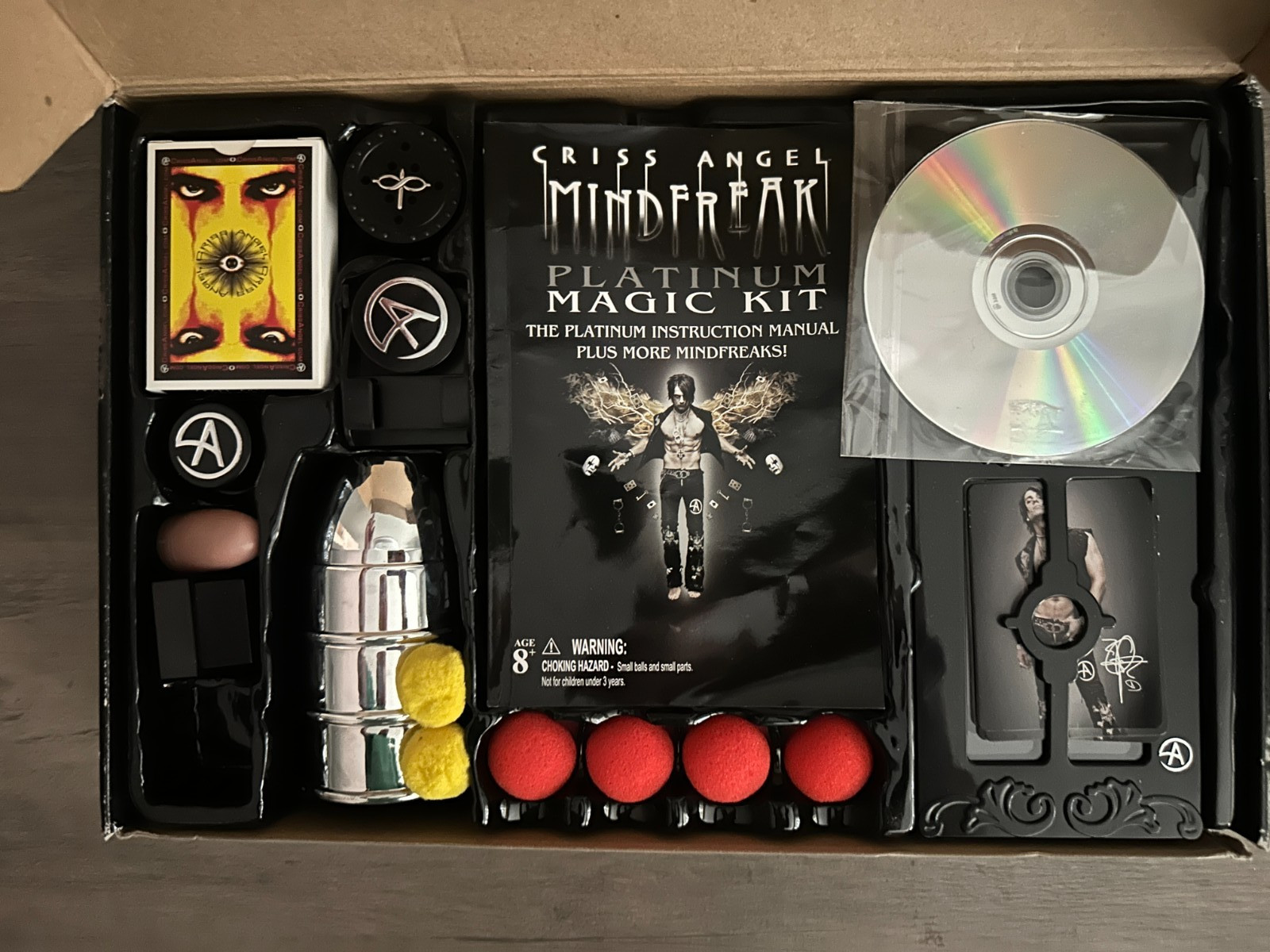 Criss Angel Mindfreak Platinum Magic Kit Open Box