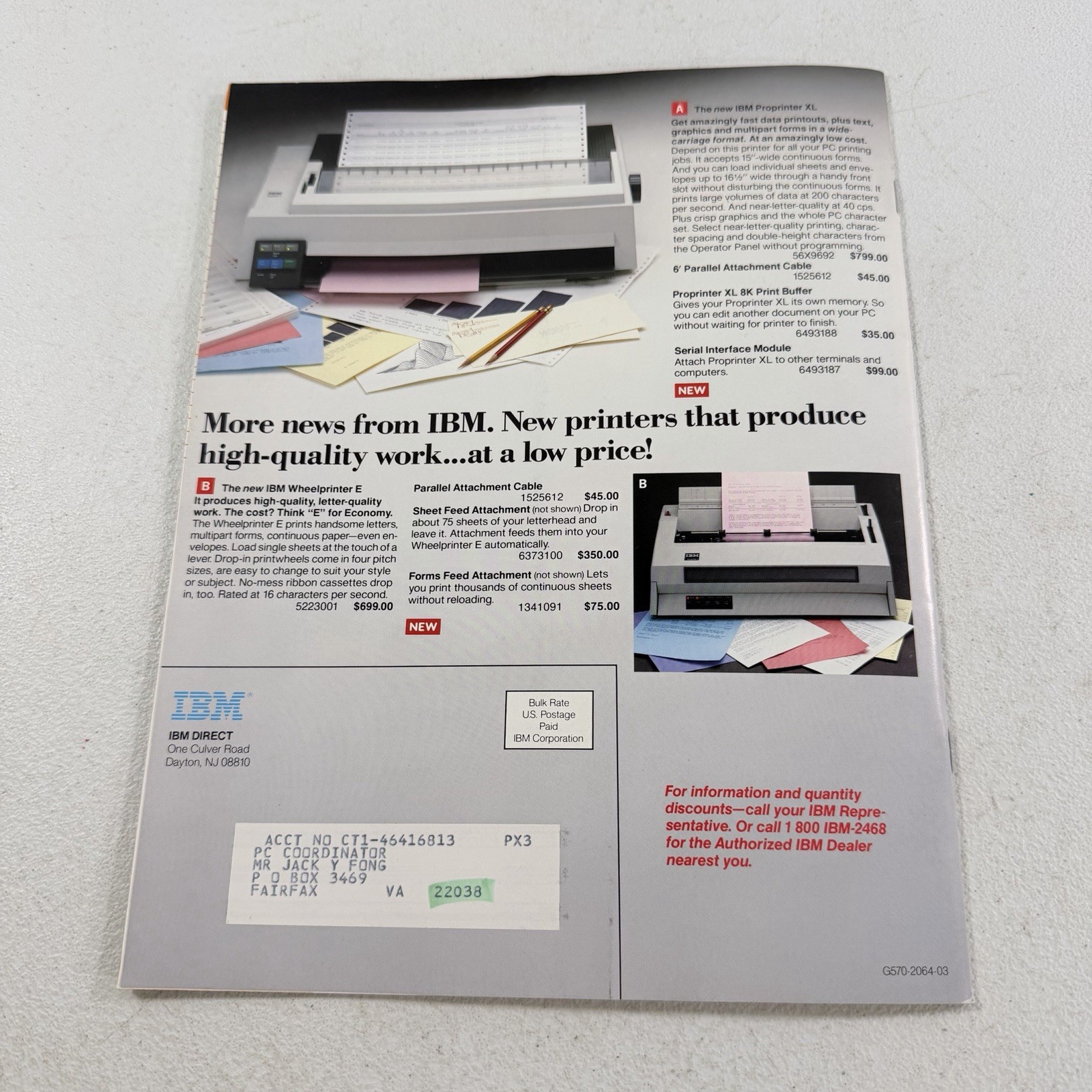 The IBM Personal Computer Catalog Summer 1986 Vintage Computing