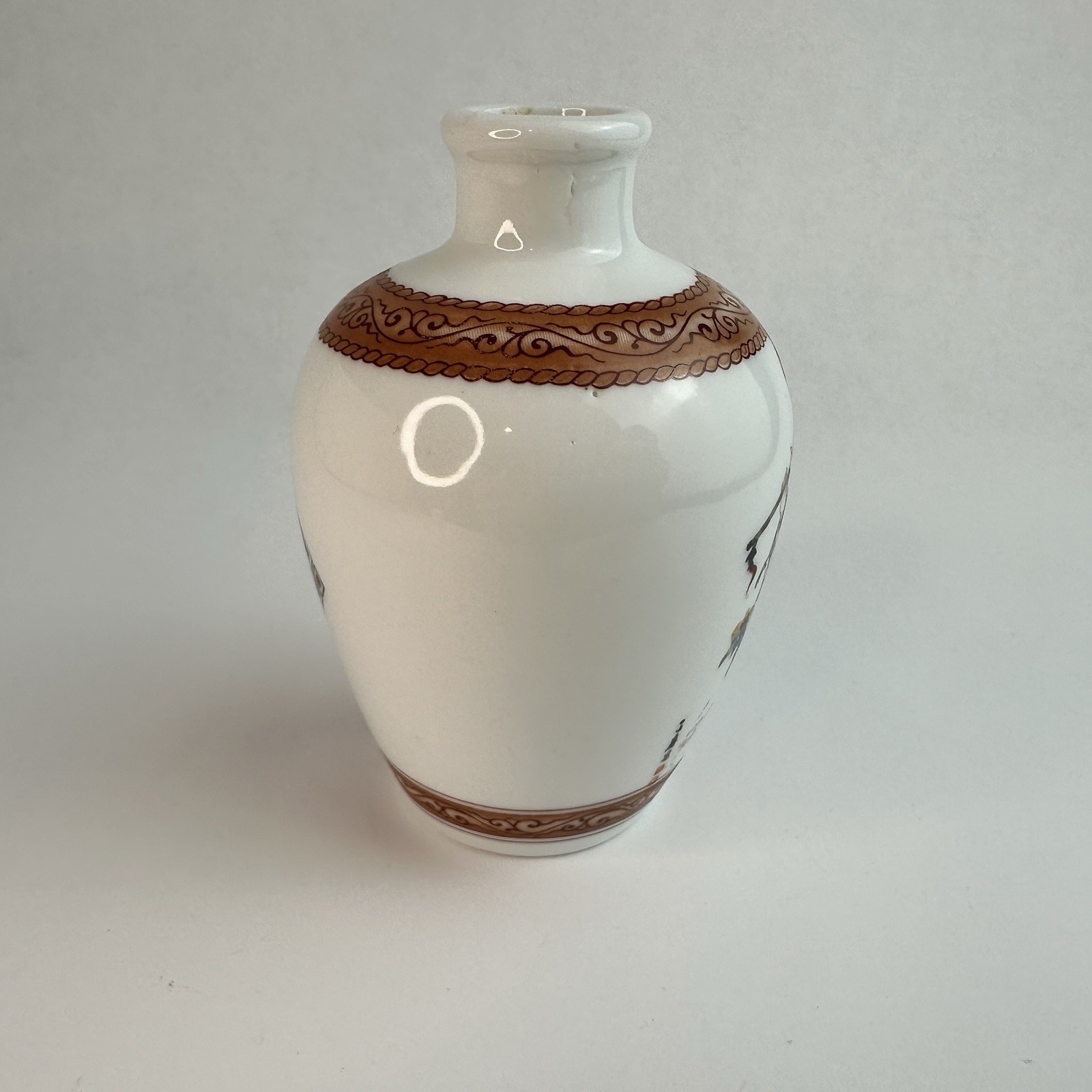 Porcelain Empty Sake Bottle Read Asian Bottle