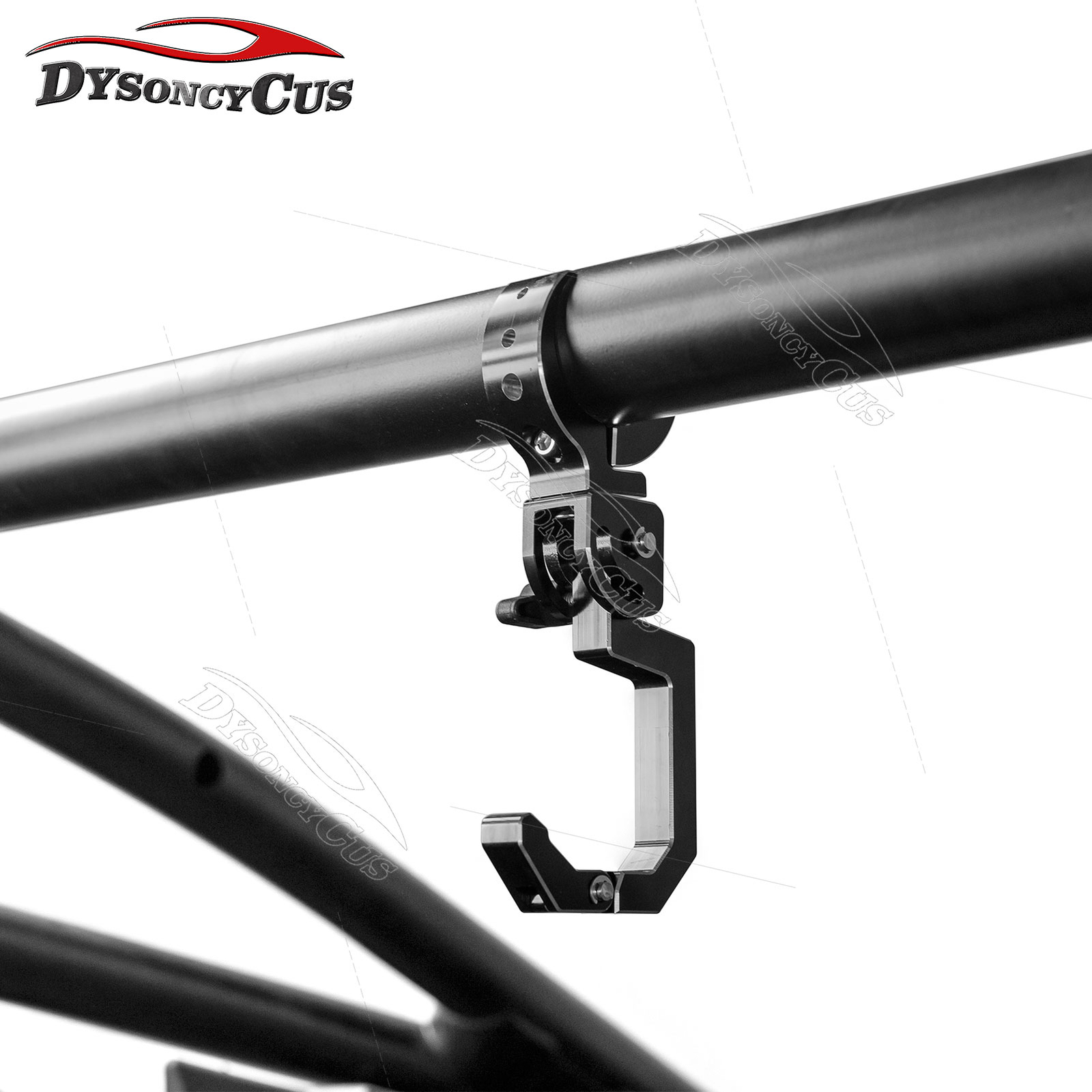 1"-2" Roll Bar Aluminum Helmet Hook Hanger Mount for Polaris RZR Can Am X3 Honda