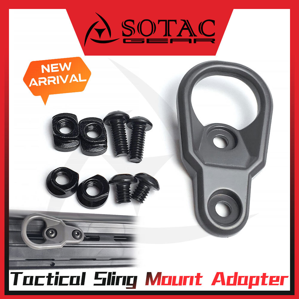 Mlok Keymod Gun Sling Mount Swivel Adapter for MP Keymod MLok Rail SOTAC