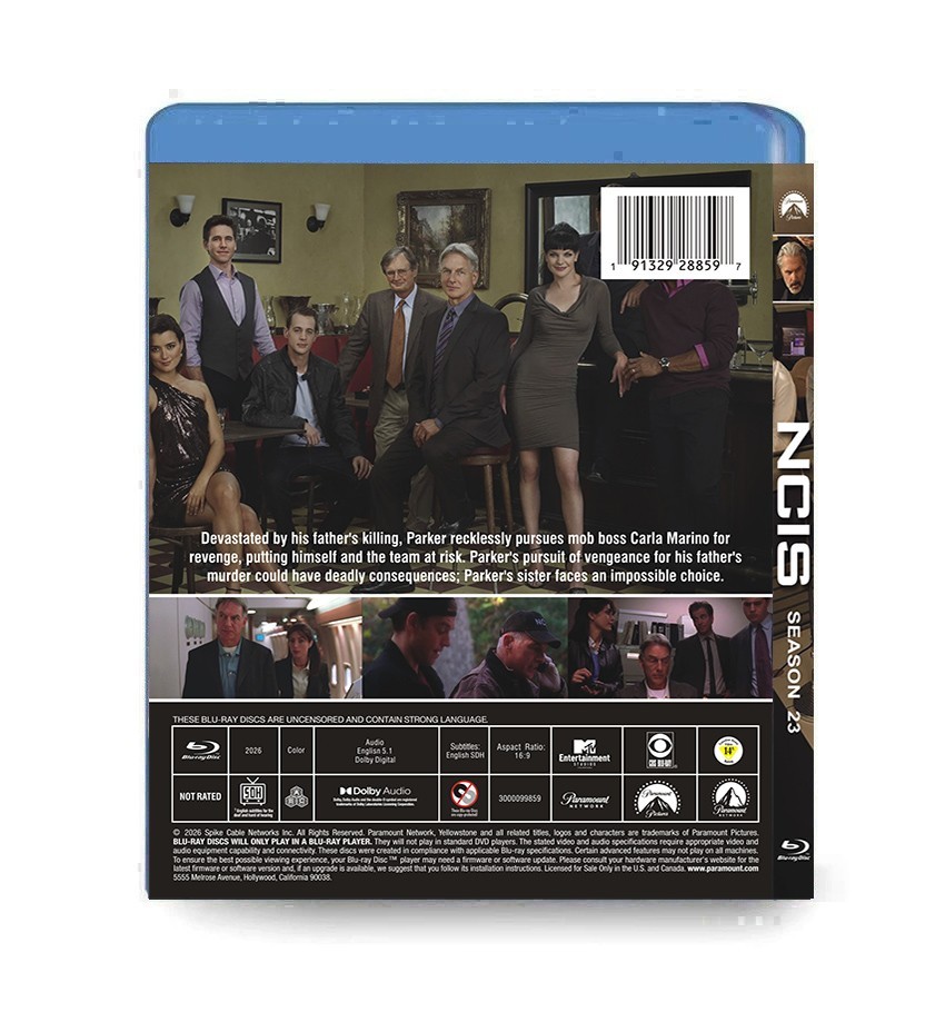 New Sealed NCIS Season 23 Episodes 1-20: [2BD Blu-ray Box Set] All Region