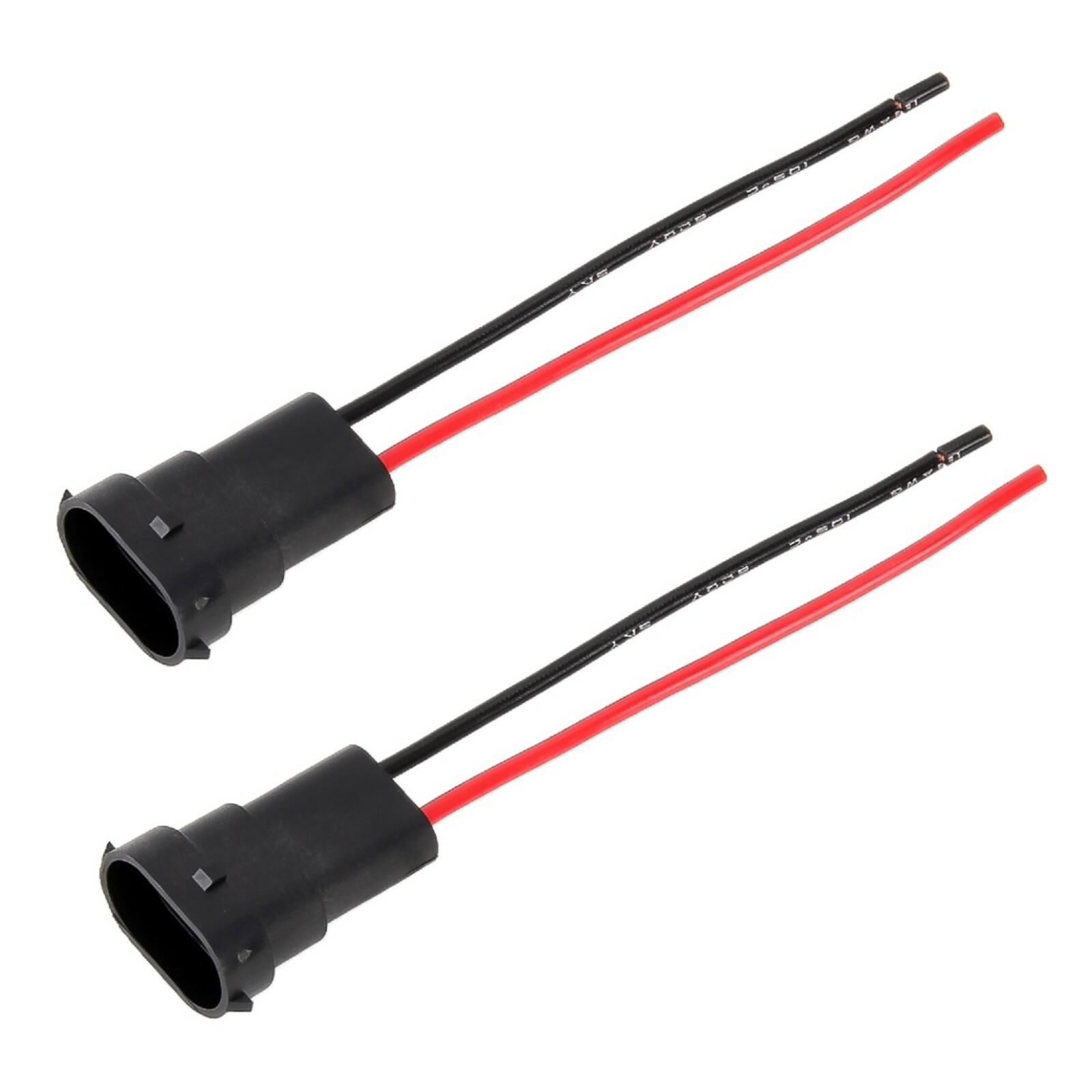 Wire Pigtail Male 893 H27 Two Harness Fog Light Replace Socket Connector Plug OE