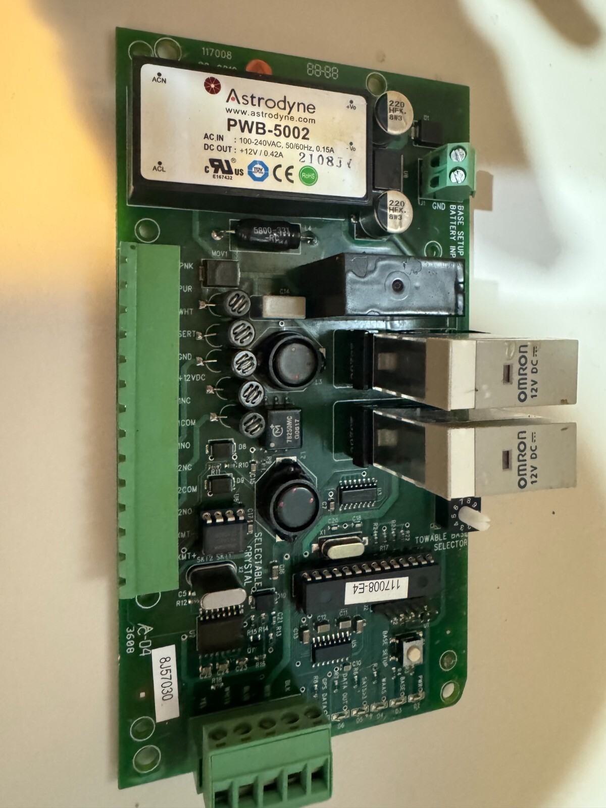 Reinke Irrigation GPS Board PN 117008