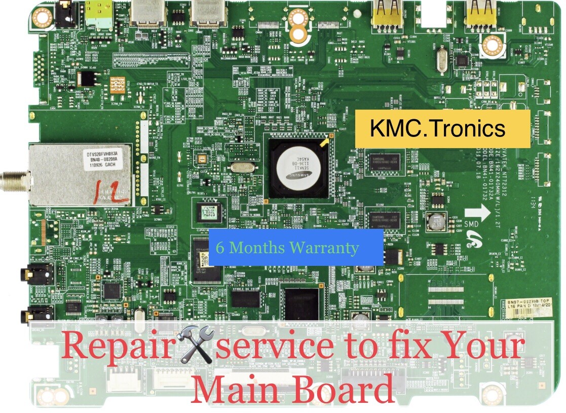 “REPAIR🛠SERVICE” FOR SAMSUNG UN46D6003SFXZA MAIN BOARD BN94-05429C BN41-01732A