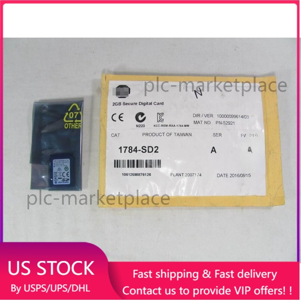 1784-SD2 ControlLogix Secure Digital Card Brand New AB Sealed 1784SD2