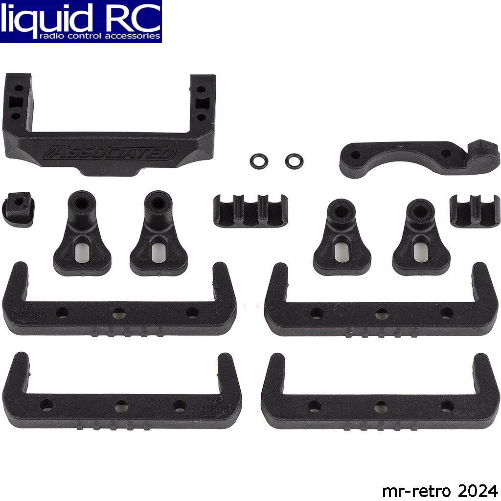 Associated 92418 RC10b7 Battery Mount Fan Mount Servo Mount