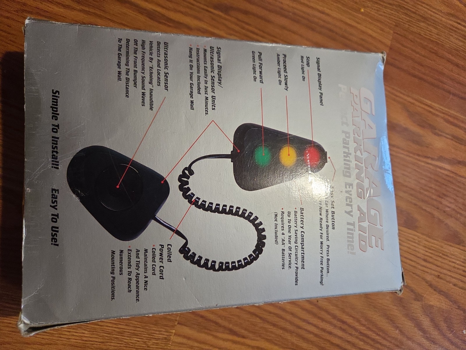 Cobbs Garage Parking Aid Sensor Safety Model No 00027