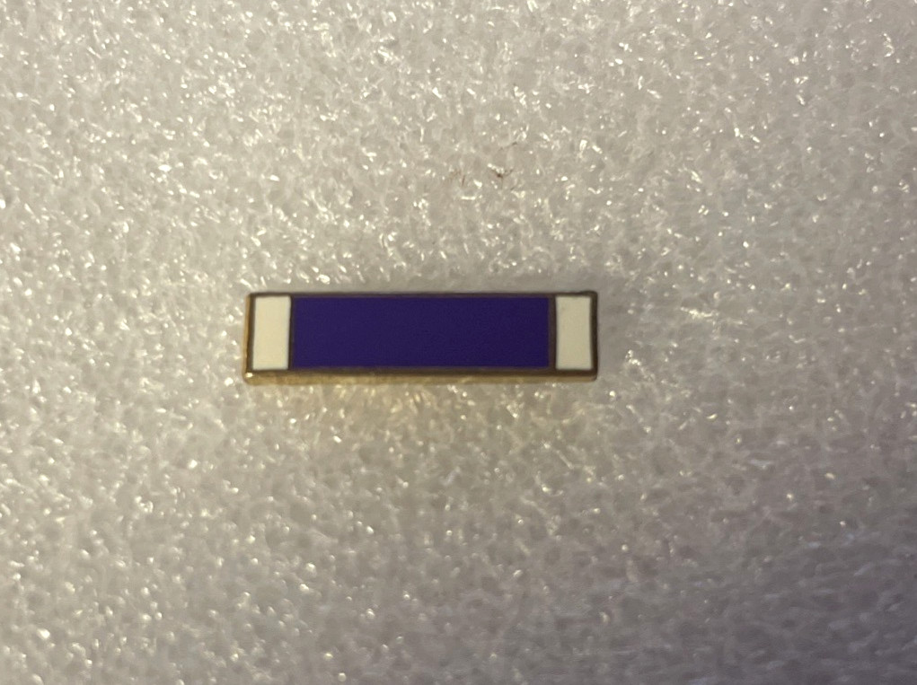 "PURPLE HEART Ribbon" BRAND NEW Military Lapel Pin Small Enamel 11/16"