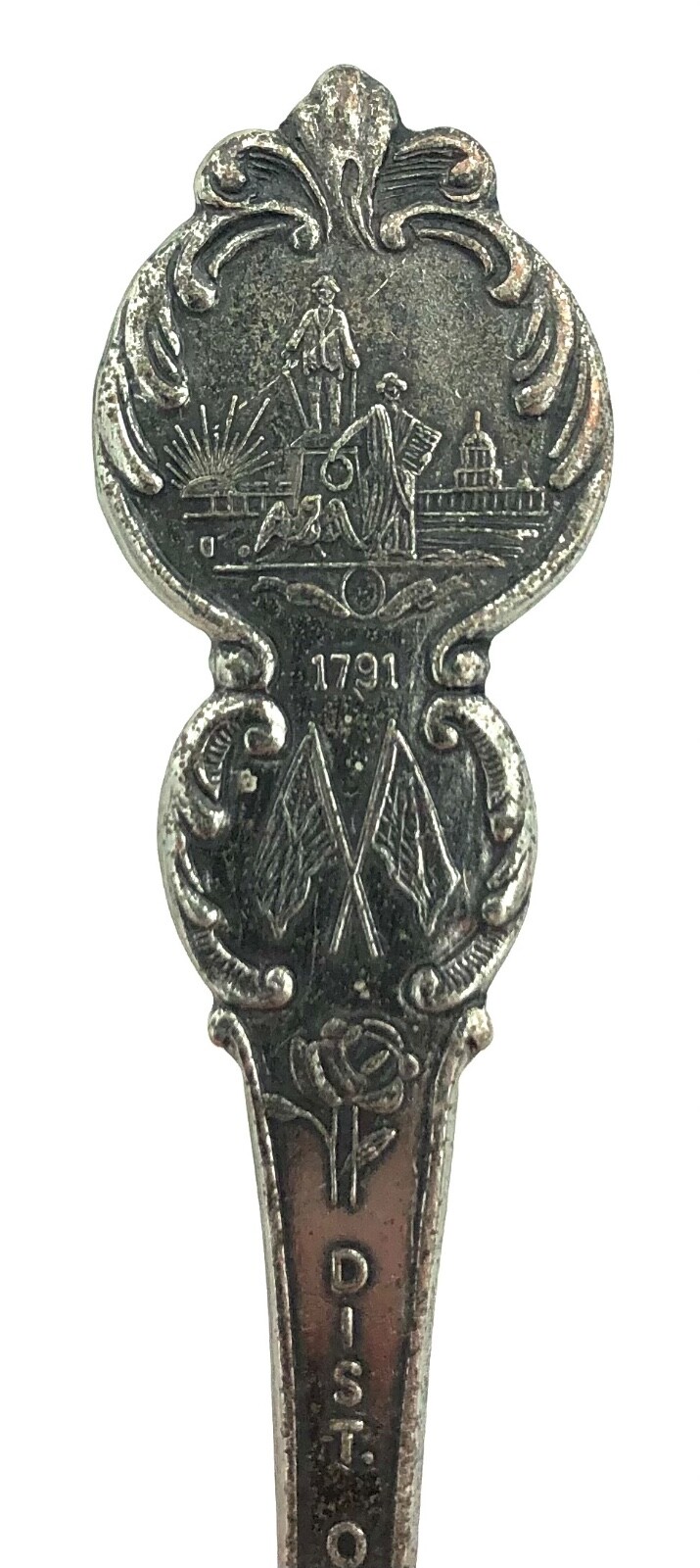 Vintage! AMERICAN COLLECTOR'S GUILD DIST OF COLUMBIA W.DC. Souvenir Spoon
