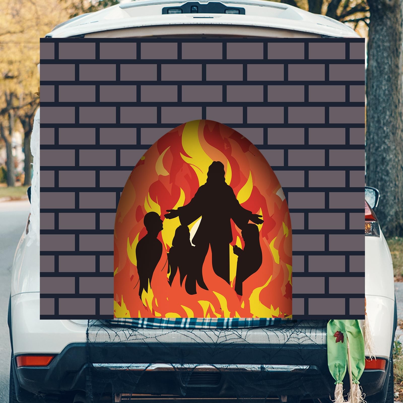 Colingmill Biblical Halloween Trunk or Treat Car Decorations Kit bright