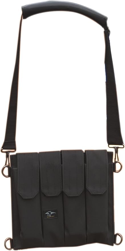 8-Pocket Adjustable Shoulder Magazine Pouch Holds 9mm 30rd .45 MP5 & 34rd