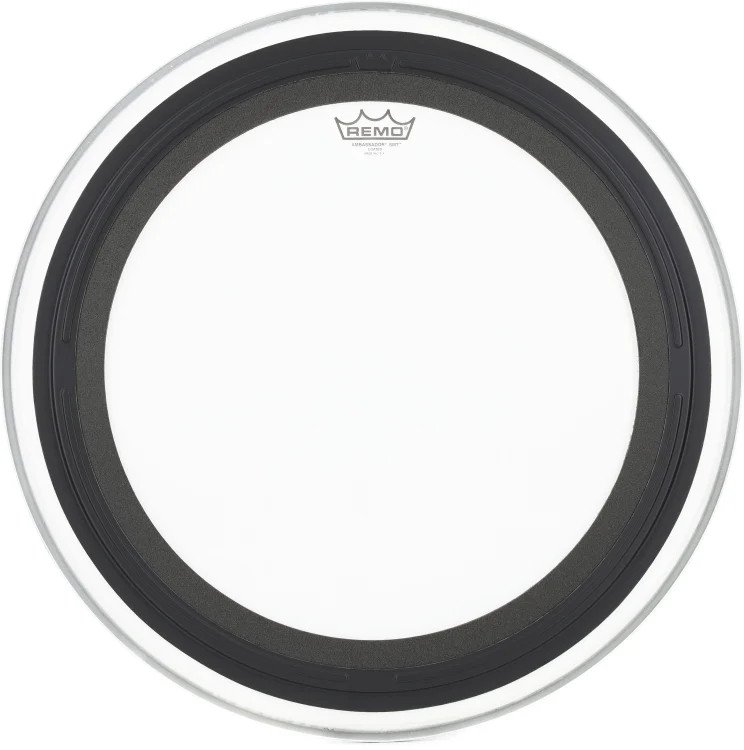 Remo Ambassador SMT Coated Bass Drumhead - 22 inch