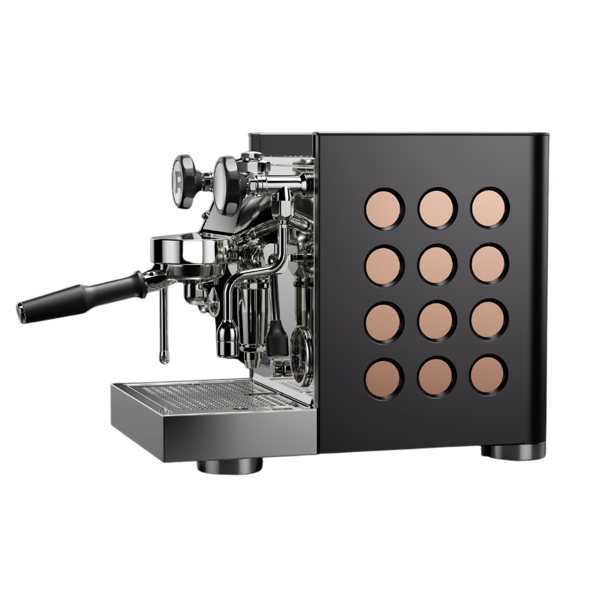 NEW ROCKET APPARTAMENTO TCA 1 GROUP ESPRESSO COFFEE MACHINE BLACK & COPPER NEW