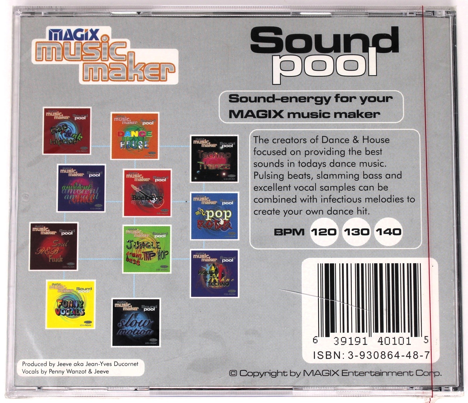 Magix Music Maker Sound Pool Dance House Sample/Sound Library/Sampling CD Sealed