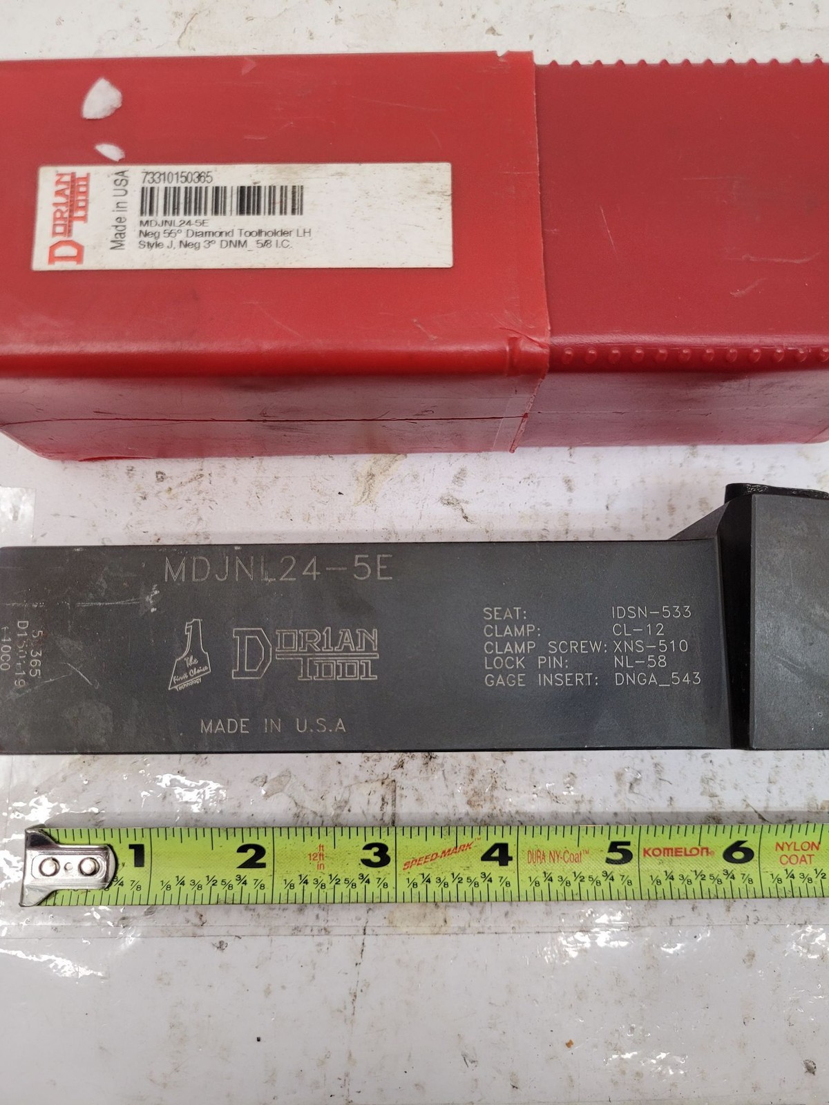 Dorian Tool MDJNL24-5E Turning Tool Holder