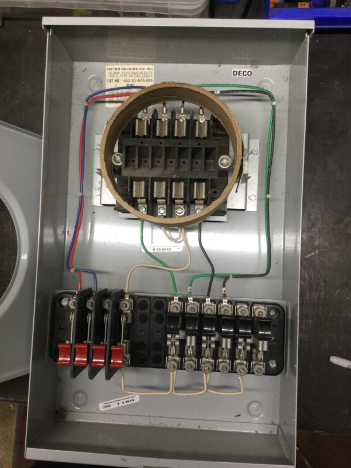 Meter Devices Co. 602-3010A8-589 30A Continuous Duty 600V 3R Meter Socket