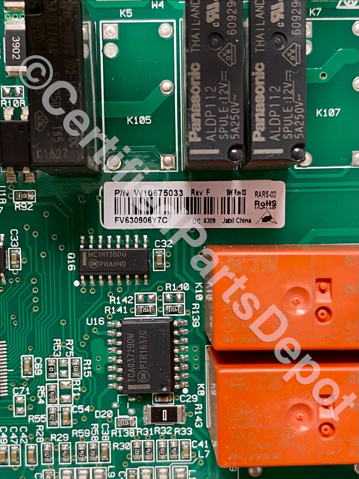 New OEM Whirlpool Refrigerator Electronic Control Board W10811365 / W10675033