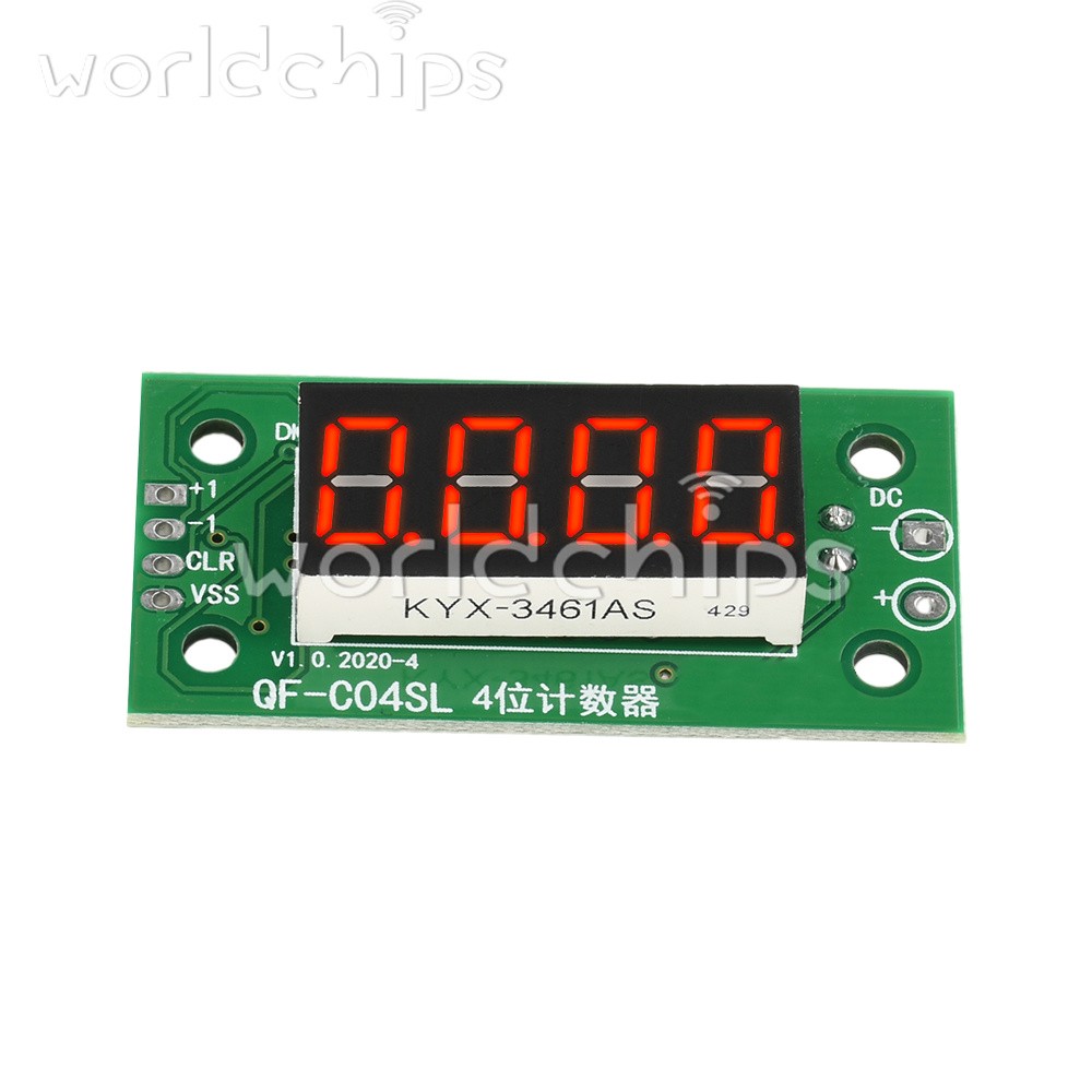 1/5/10PCS DC4-40V 0-9999 Digital Counter Module With Power Cut Memory Function