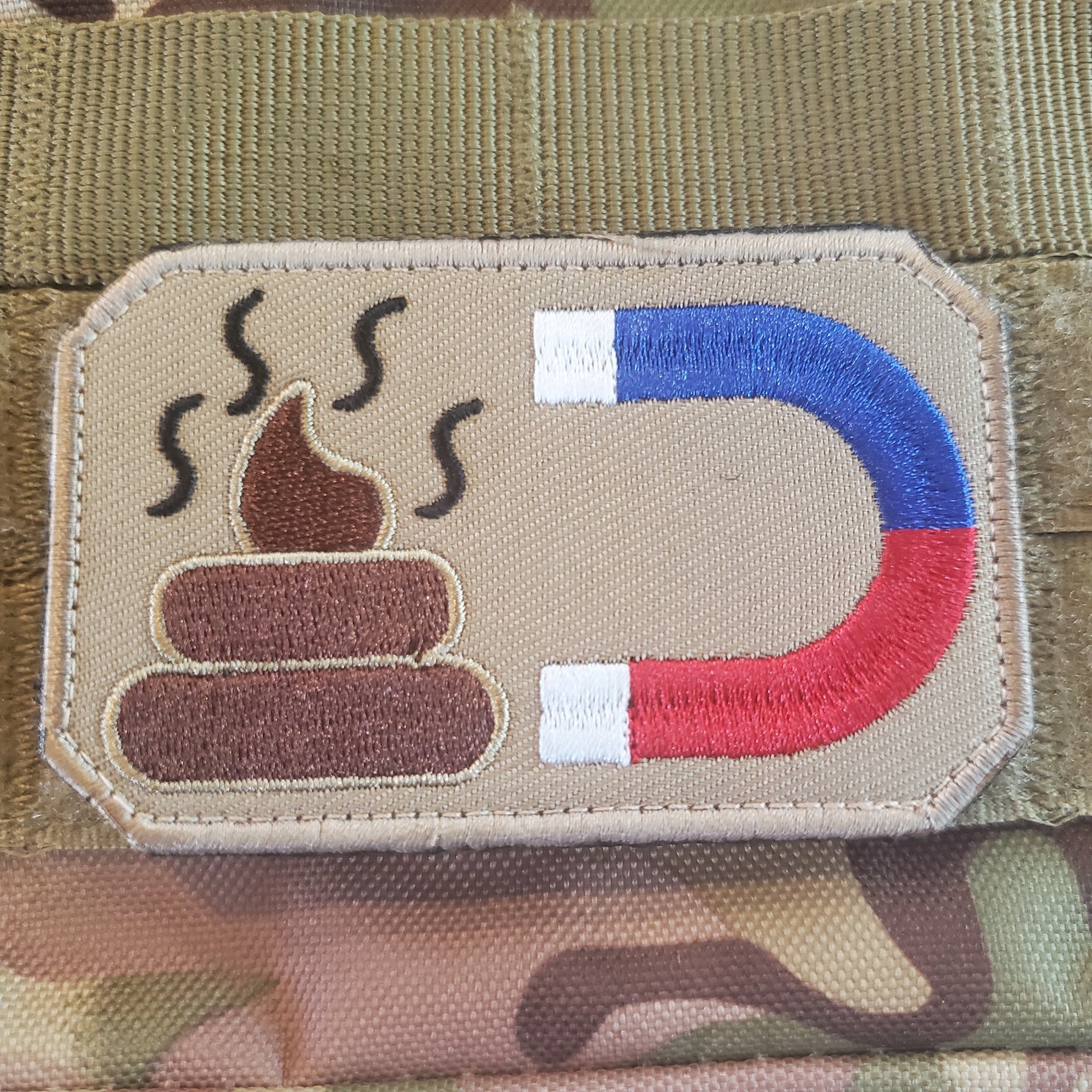 SHI% MAGNET Sarcastic Tactical Morale Patch HOOK BACKING