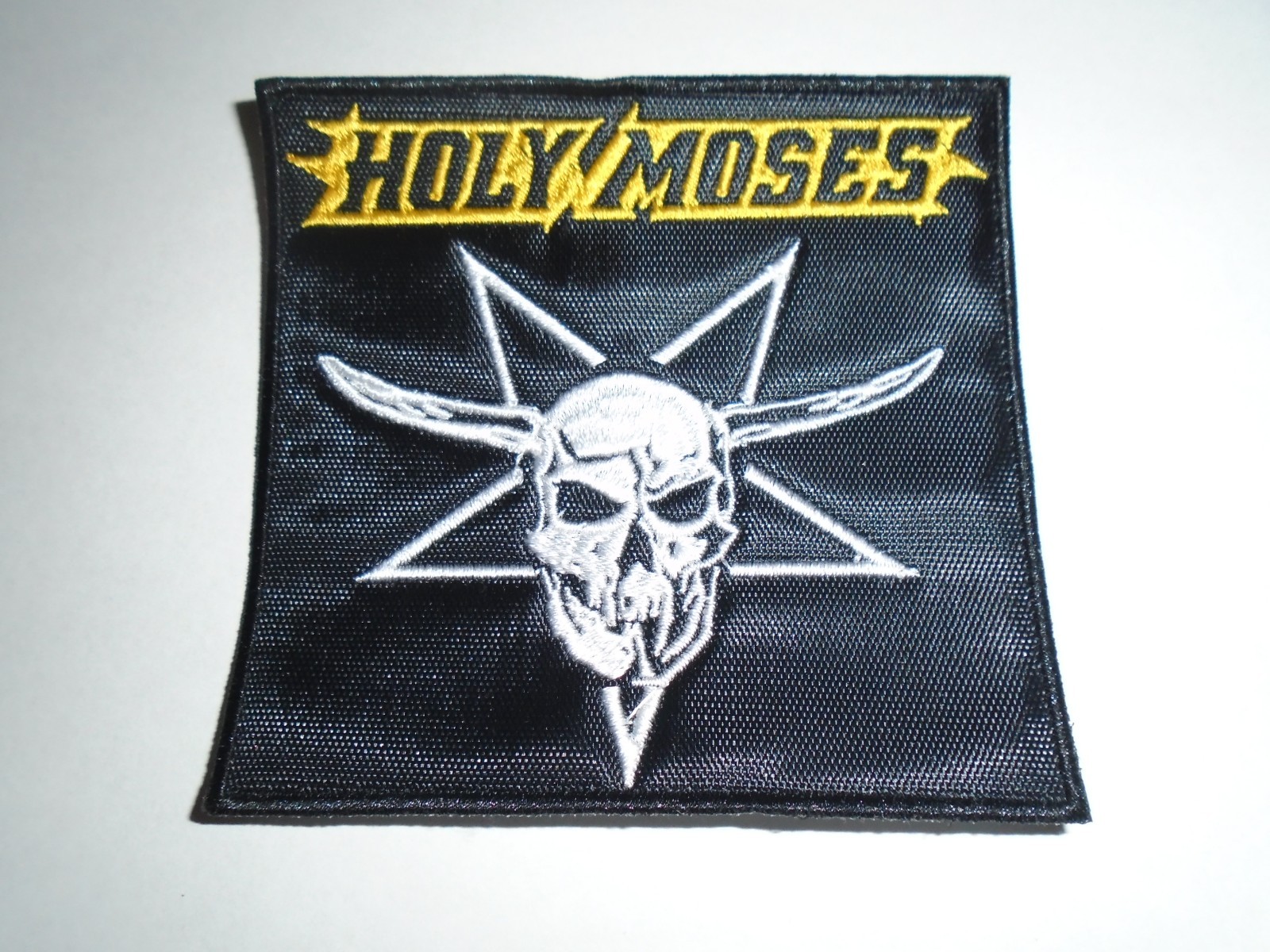 HOLY MOSES EMBROIDERED PATCH