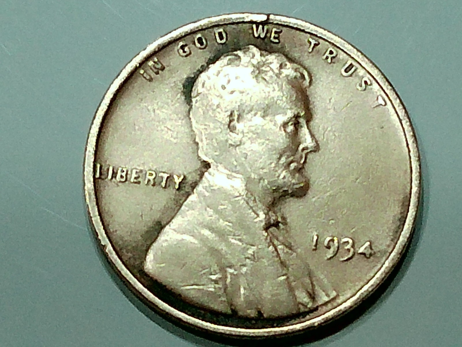 1934 us copper penny - rb - 3.0 - (error) DDO-FS-101 liberty - date - bright -