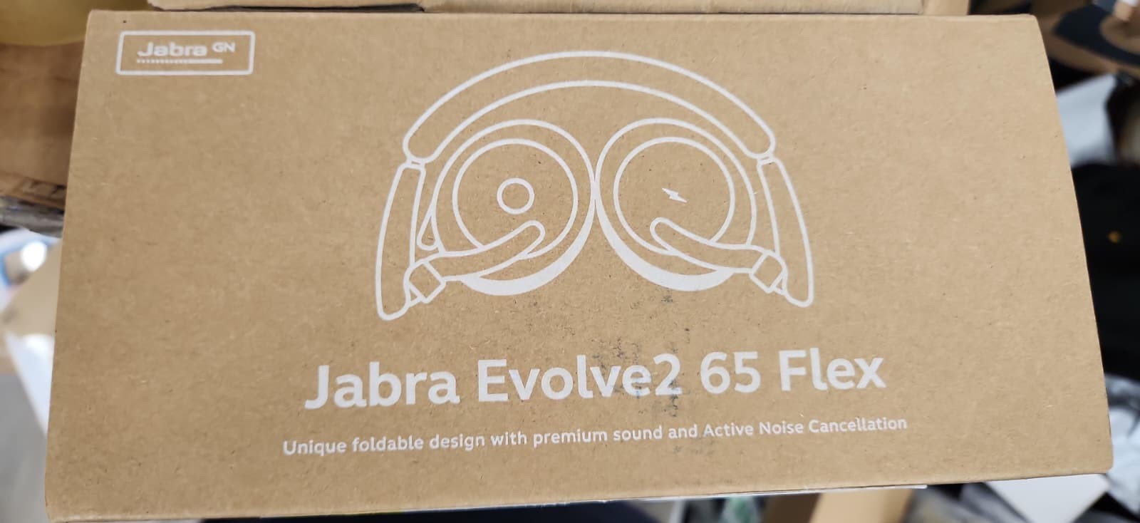 Jabra Evolve2 65 Flex Wireless Stereo Headset Bluetooth Noise Cancelling New