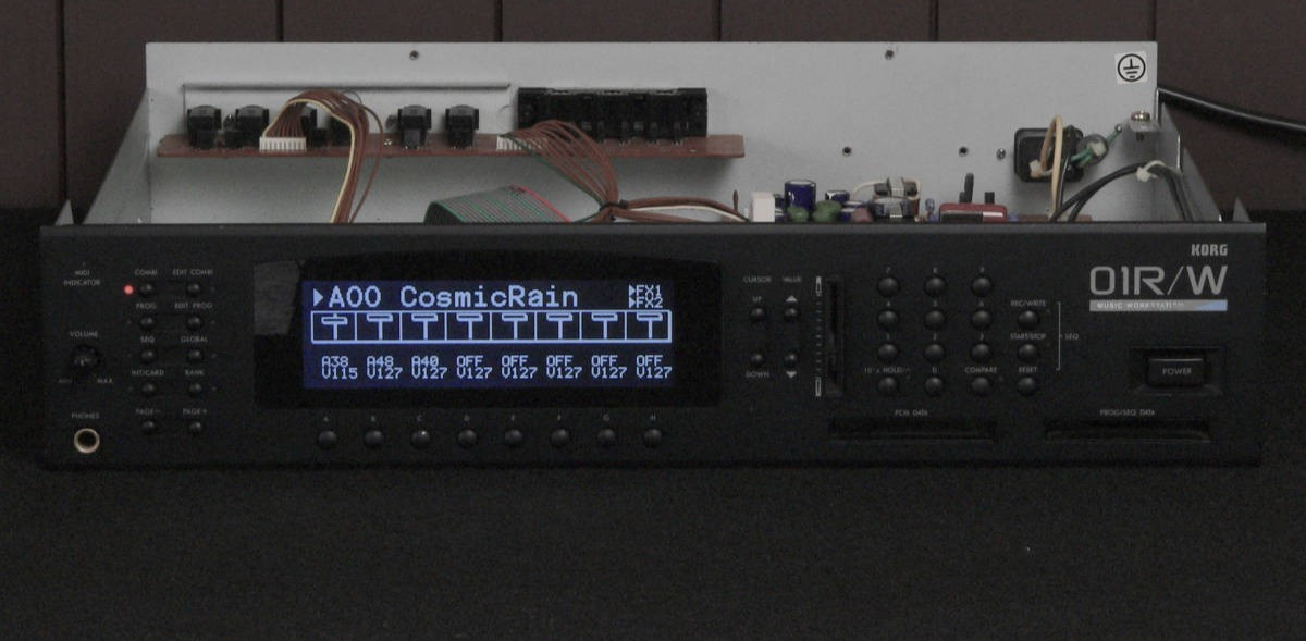 Korg 01R/W High Brightness Black LED Backlight LCD Display Replacement New