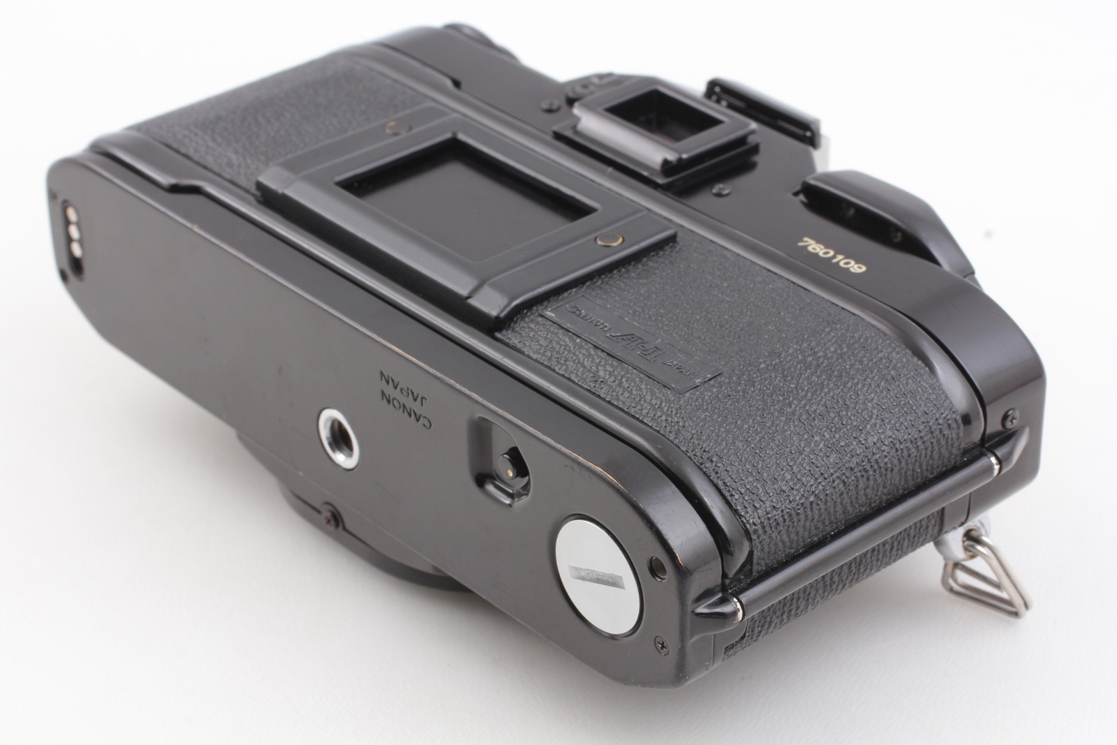 [Exc+5] Canon A-1 Black 35mm Film Camera Body Only With Strap, Cap, From JAPAN