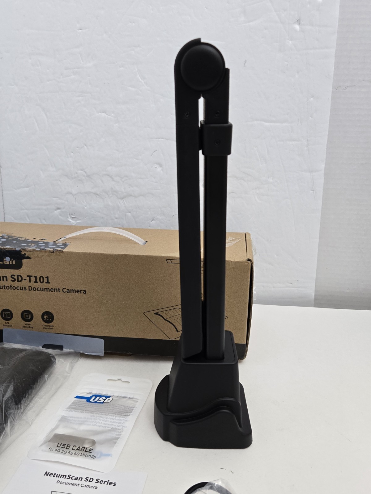 NetumScan 13MP Book Document Camera AI OCR Portable A4 Video Projector