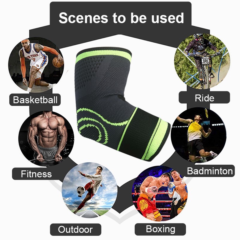 Elbow Brace Compression Support Sleeve Arthritis Tendonitis Joint Pain Relief US