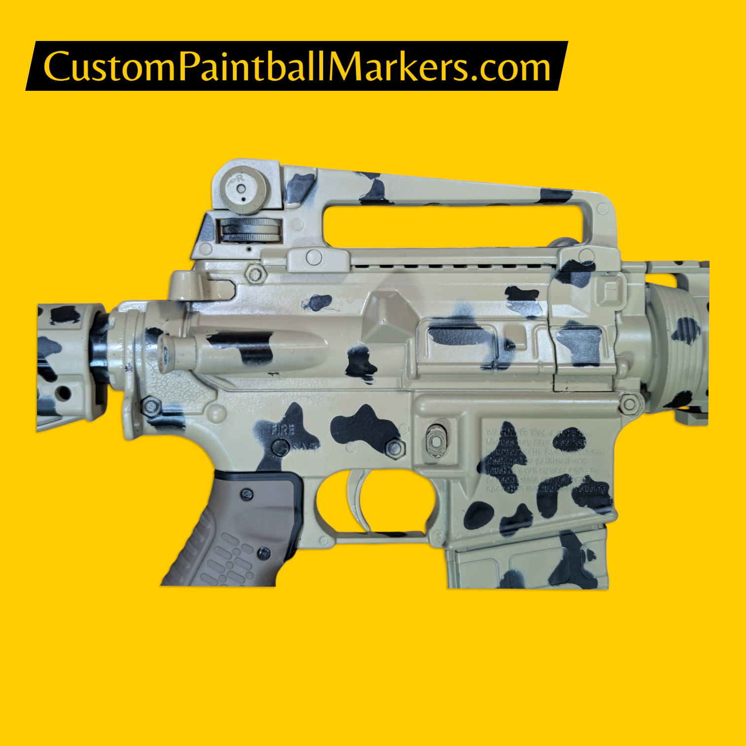 Tippmann TMC M16A4 “Desert Storm” Custom Magfed Paintball Marker