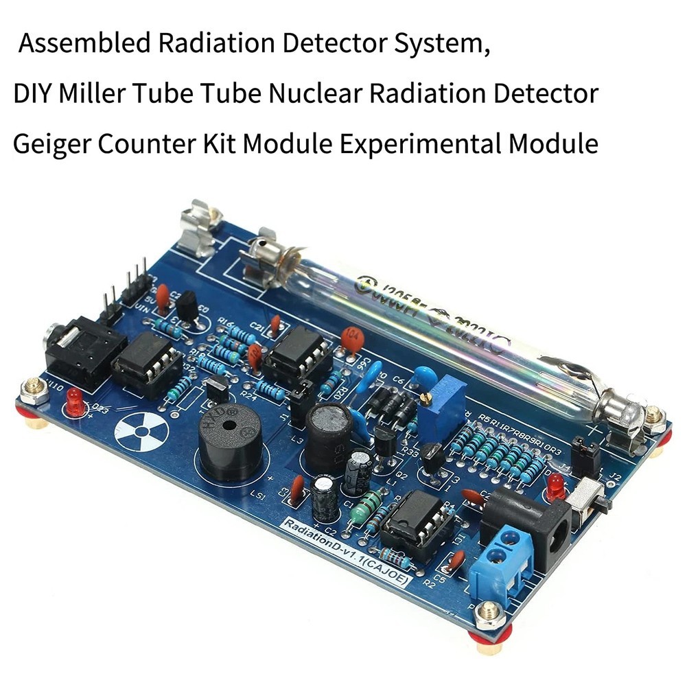 DIY Radiation Detector Kit with Visual Audio Indication for Arduino Projects