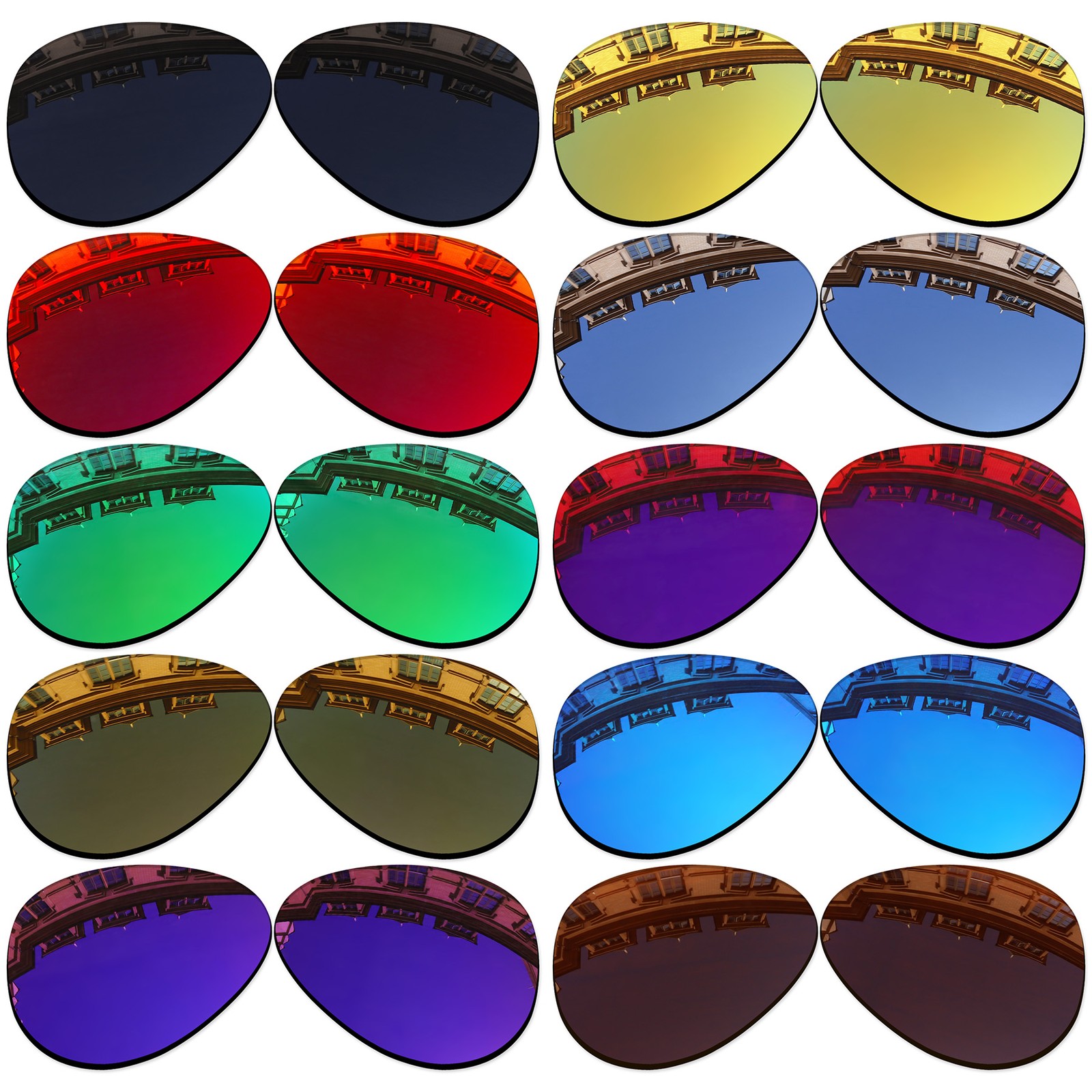 Vonxyz Polarized Replacement Lenses for-Costa Del Mar South Point Sunglasses