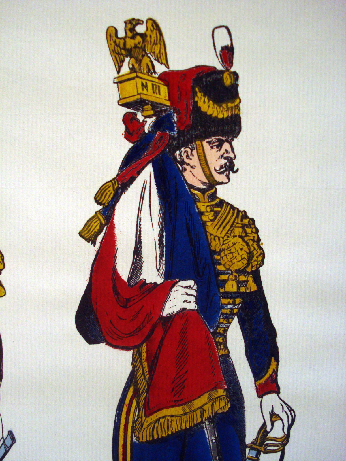 Vintage Imagerie Pellerin Soldiers (Artillerie. -Garde Imperiale) Inv1560
