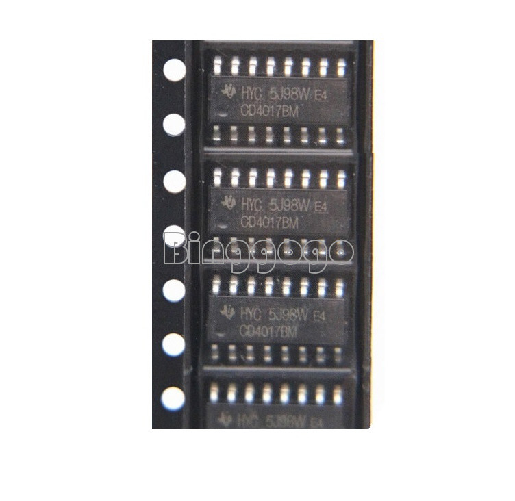 10pcs CD4017 4017 SOP-16 SMD COUNTERS/DIVIDER NEW