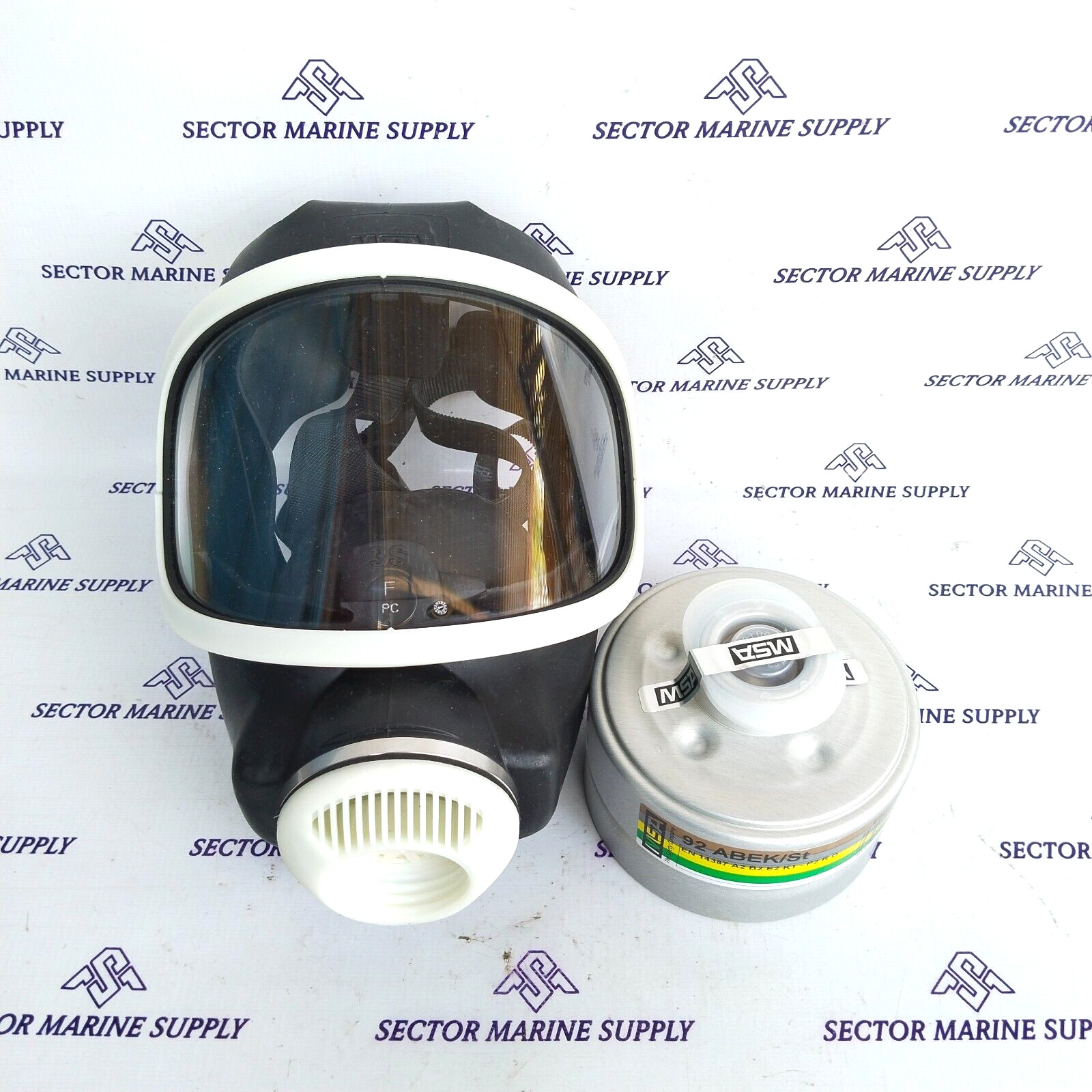 MSA D2055790/10097995 Full Face Mask 3S Basis Plus With Combination Filter