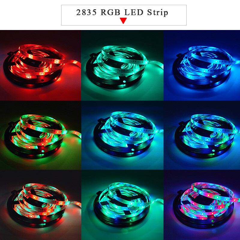 5-15M Led Strip Lights Color Changing String Light + Remote Adhesive Backing