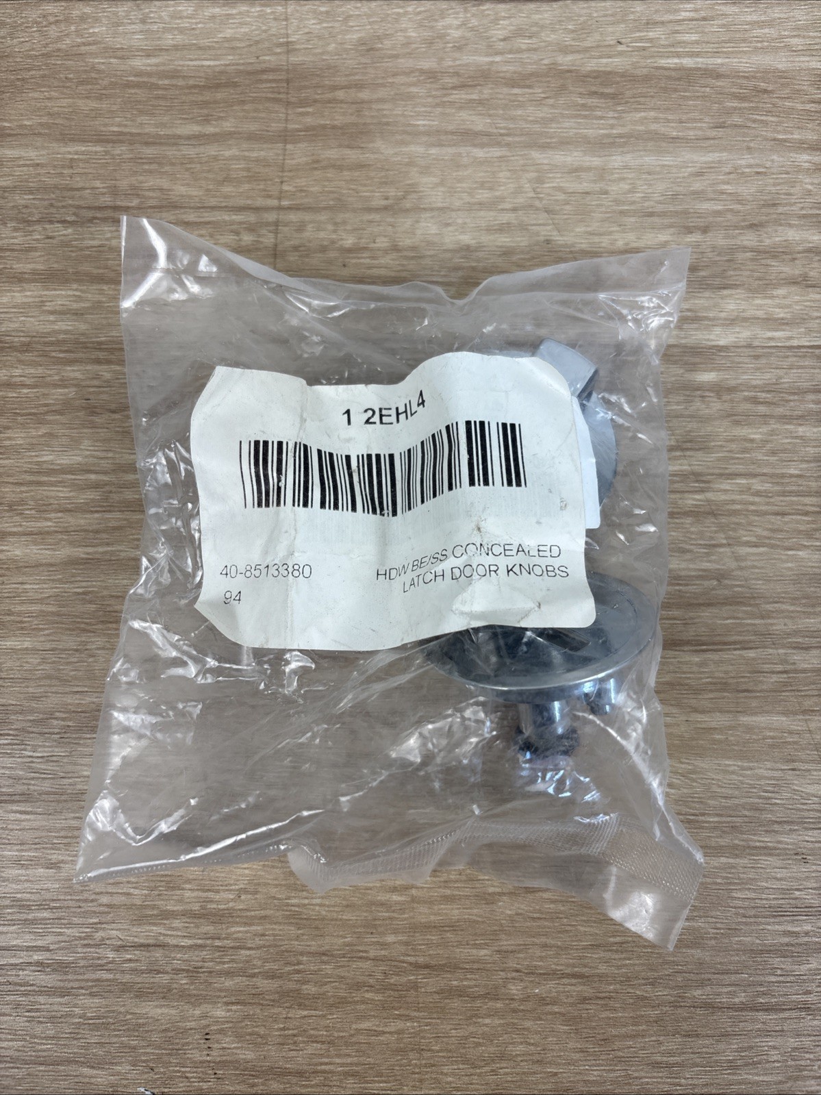 Global Partitions 40-8513380 HDW BE/SS Concealed Latch Door Knobs 2EHL4