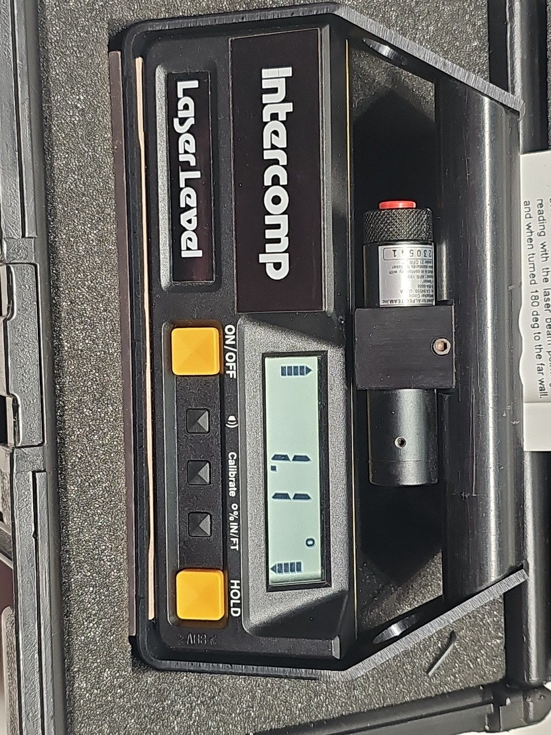Intercomp Laser Level V Digital Level With Case