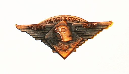 The Rocketeer Movie Thrill Club Wings Promo Metal Pin 1990 NEW UNUSED