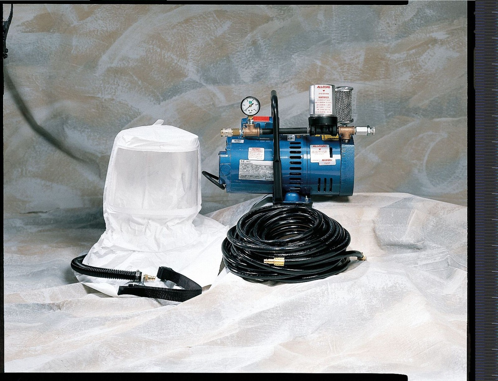 Allegro - 9220-01 - Supplied Air Pump Package: 50 ft Hose Lg, 3/4 hp Pump