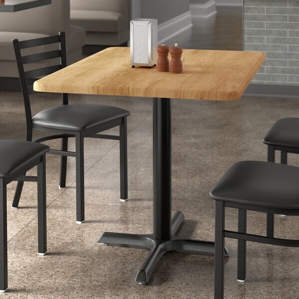 30" x 42" Rectangular Restaurant Table Top with Maple Laminate Top Finish