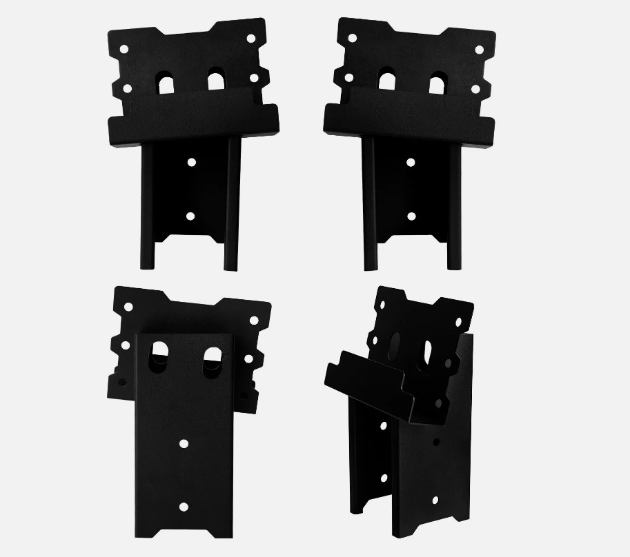 4 Pack Multi-Use Outdoor Compound Angle Brackets for Tree Houses