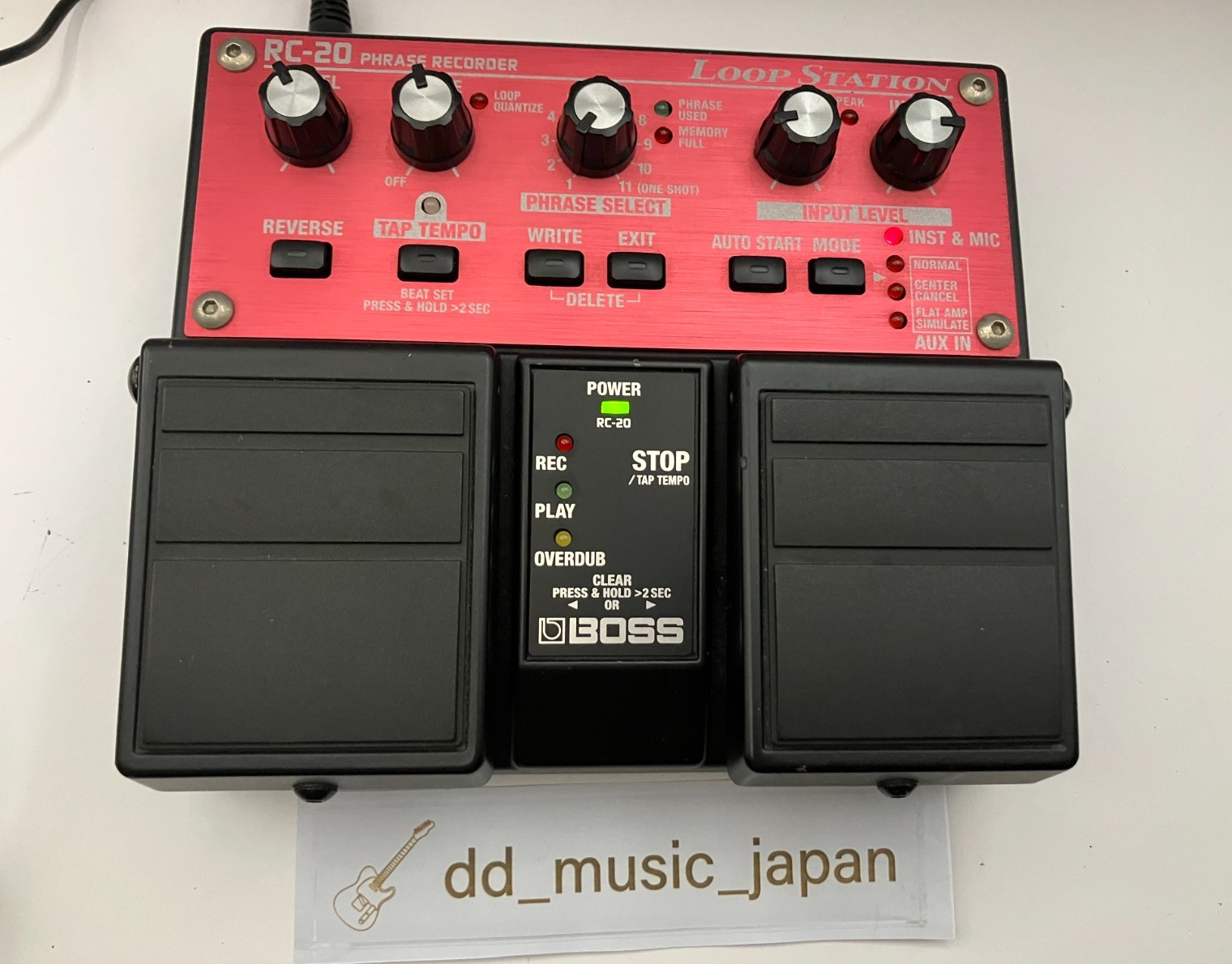 Boss RC-20 Loop Station Phrase Recorder Sampler Guitar Effect Pedal