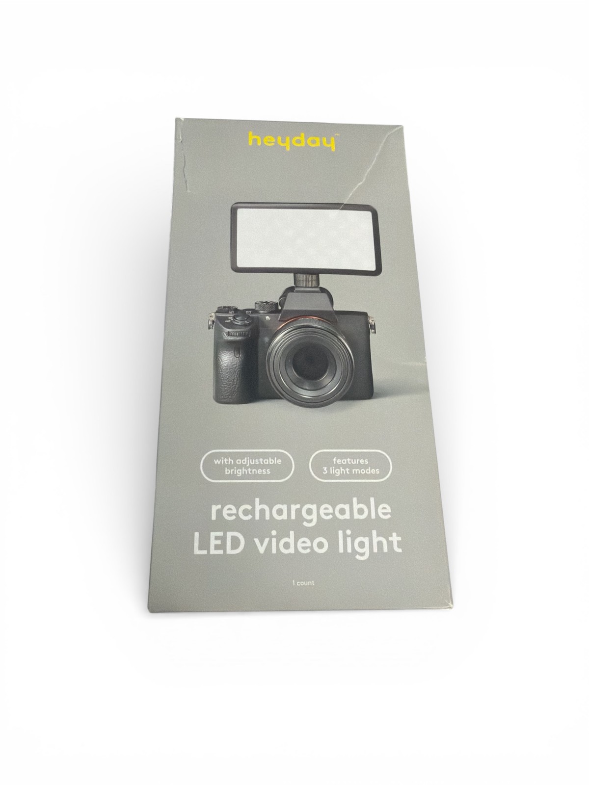 LED Camera Lighting Accessory with Battery Light and Phone Mount - heyday™ Black