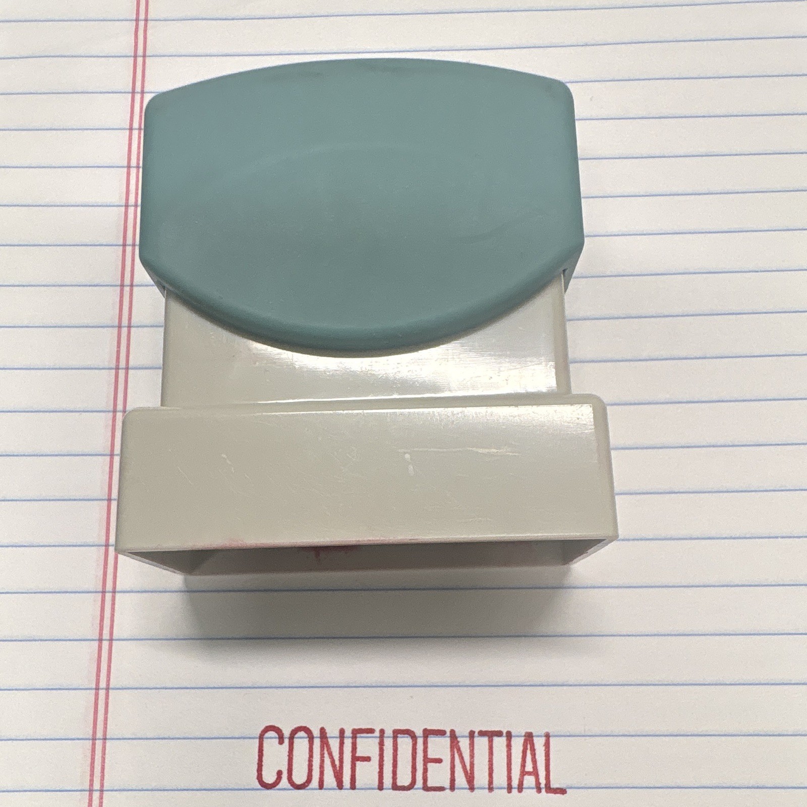 Xstamper 1130 CONFIDENTIAL Pre-Inked Self-Inking Stamp Red Ink Re-Inkable