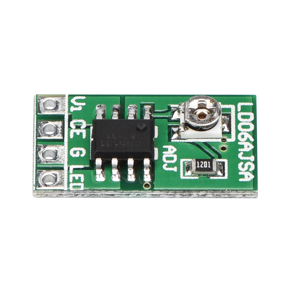 DC 3.3V 3.7V 5V LED Driver 30-1500mA Constant Current Adjustable Module For LED