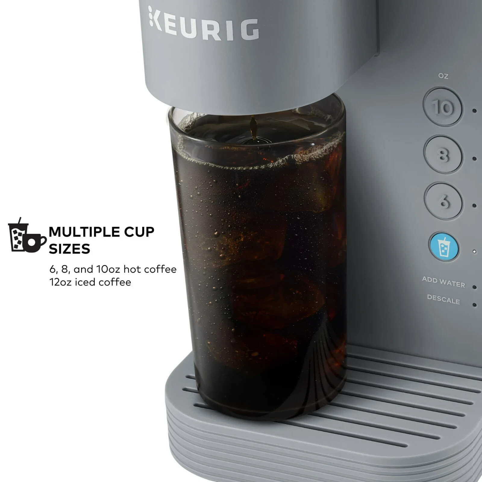 Keurig K-Express Plus Essentials Single-Serve Coffee Maker - 5000373321 (Gray)